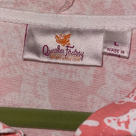 Quaker factory zip up • Womens large - Picture 3 of 8